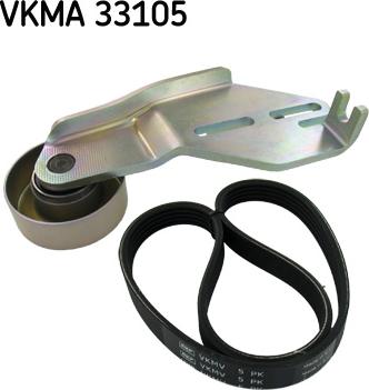 SKF VKMA 33105 - V-Ribbed Belt Set www.parts5.com