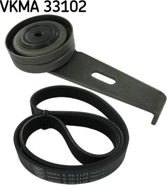 SKF VKMA 33102 - V-Ribbed Belt Set www.parts5.com