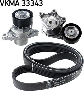 SKF VKMA33343 - V-Ribbed Belt Set www.parts5.com