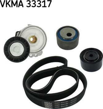 SKF VKMA 33317 - V-Ribbed Belt Set www.parts5.com