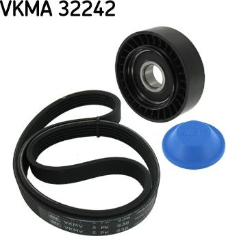 SKF VKMA 32242 - V-Ribbed Belt Set www.parts5.com