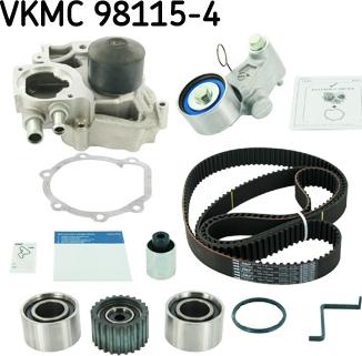 SKF VKMC 98115-4 - Water Pump & Timing Belt Set www.parts5.com