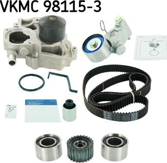 SKF VKMC 98115-3 - Water Pump & Timing Belt Set www.parts5.com