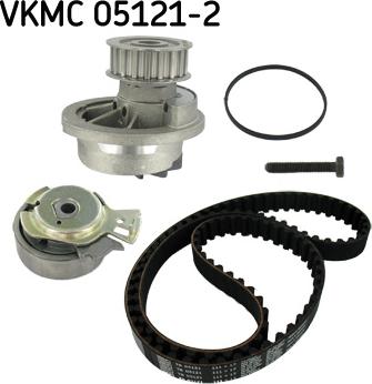 SKF VKMC 05121-2 - Bomba de agua + kit correa distribución www.parts5.com