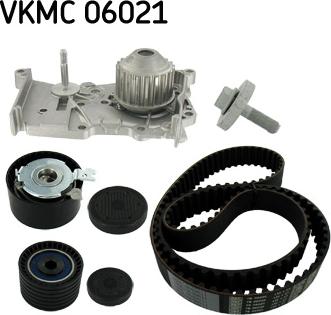 SKF VKMC 06021 - Water Pump & Timing Belt Set www.parts5.com