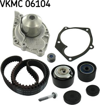 SKF VKMC 06104 - Water Pump & Timing Belt Set www.parts5.com