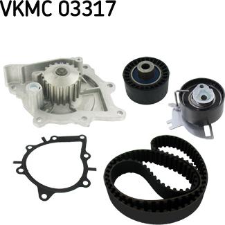 SKF VKMC 03317 - Water Pump & Timing Belt Set www.parts5.com