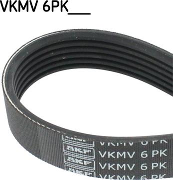 SKF VKMV 6PK1261 - V-Ribbed Belt www.parts5.com