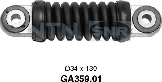 SNR GA359.01 - Deflection / Guide Pulley, v-ribbed belt www.parts5.com