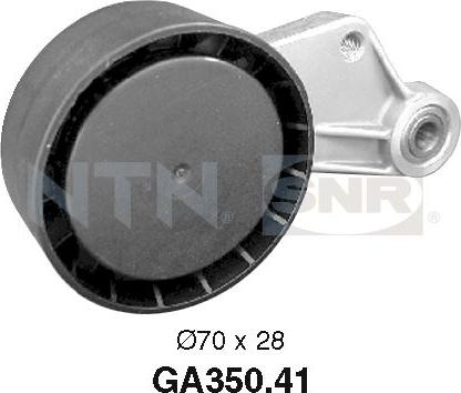 SNR GA350.41 - Polea inversión / guía, correa poli V www.parts5.com