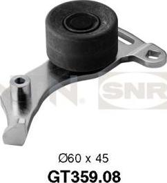 SNR GT359.08 - Tensioner Pulley, timing belt www.parts5.com