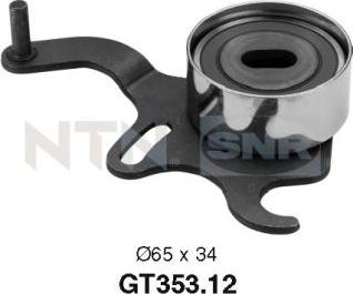 SNR GT353.12 - Tensioner Pulley, timing belt www.parts5.com