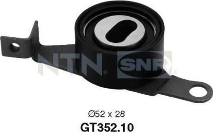 SNR GT352.10 - Tensioner Pulley, timing belt www.parts5.com