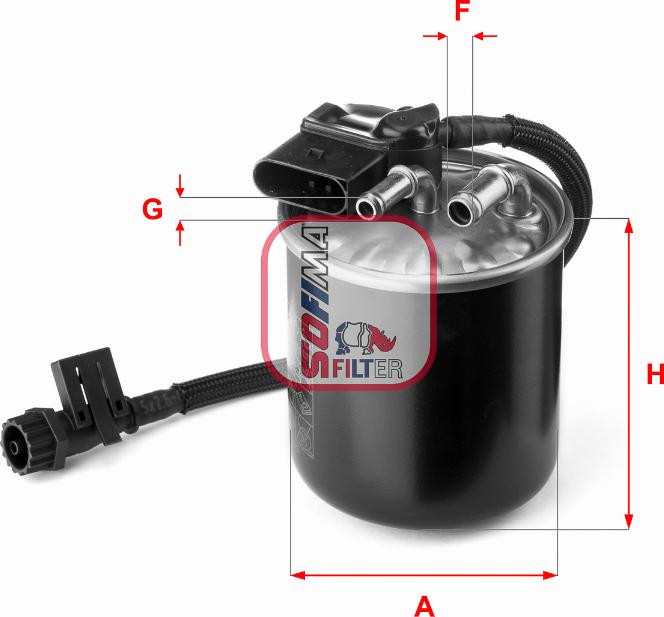 Sofima S 4149 NR - Fuel filter www.parts5.com