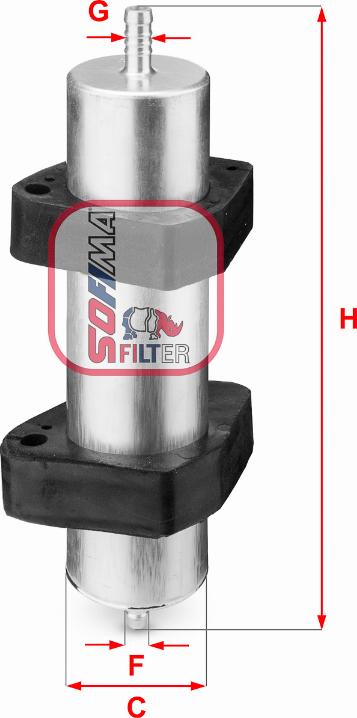 Sofima S 1920 B - Fuel filter www.parts5.com