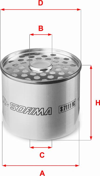 Sofima S 7111 NC - Fuel filter www.parts5.com
