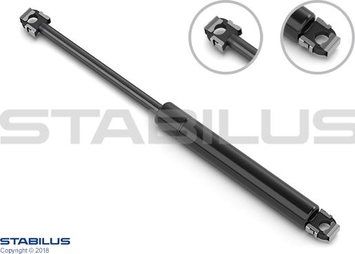 STABILUS 9105EP - Gas Spring, boot, cargo area www.parts5.com