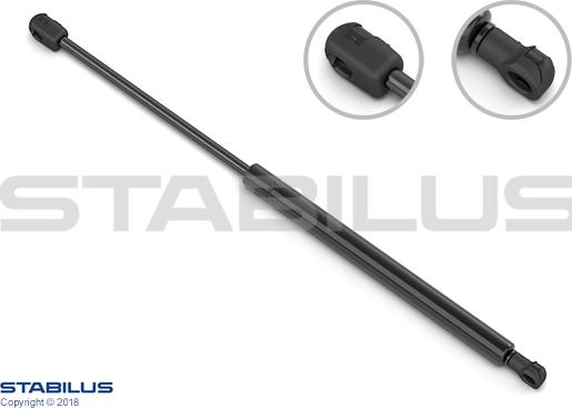 STABILUS 1501RT - Gas Spring, boot, cargo area www.parts5.com