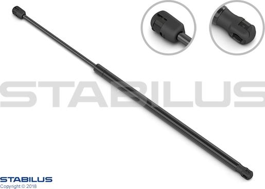STABILUS 8628YQ - Gas Spring, boot, cargo area www.parts5.com