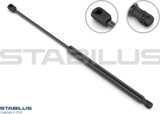 STABILUS 0031DT - Gas Spring, boot, cargo area www.parts5.com
