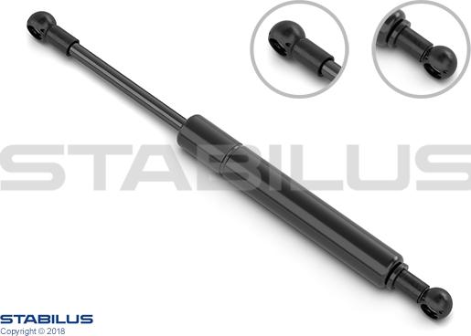 STABILUS 0157PD - Gas Spring, foot-operated parking brake www.parts5.com
