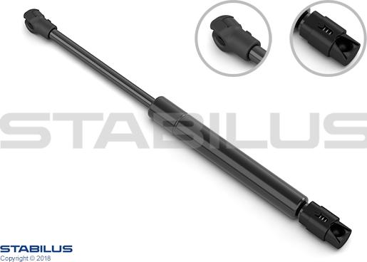 STABILUS 233051 - Gas Spring, tray (boot / cargo bay) www.parts5.com