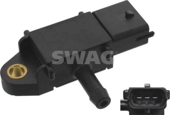 Swag 40 94 5772 - Sensor, exhaust pressure www.parts5.com