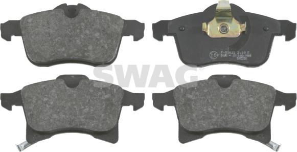 Swag 40 91 6491 - Brake Pad Set, disc brake www.parts5.com
