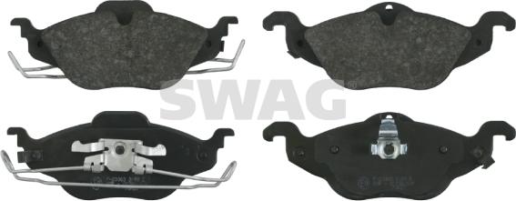 Swag 40 91 6233 - Brake Pad Set, disc brake www.parts5.com