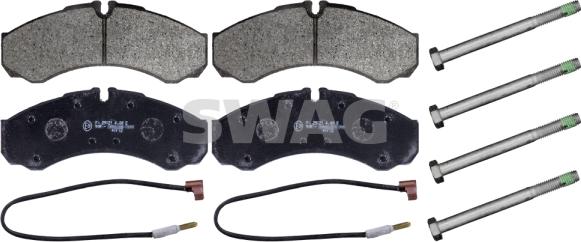 Swag 60 11 6193 - Brake Pad Set, disc brake www.parts5.com