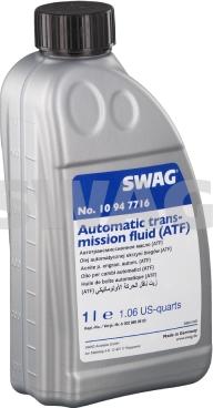 Swag 10 94 7716 - Automatikgetriebeöl www.parts5.com