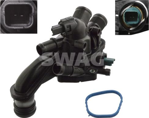 Swag 11 10 3197 - Thermostat, coolant www.parts5.com