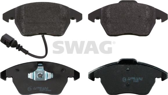 Swag 30 91 6502 - Brake Pad Set, disc brake www.parts5.com