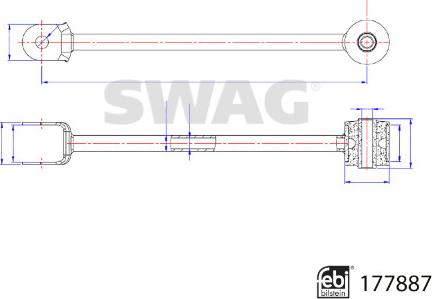 Swag 33 10 7261 - Track Control Arm www.parts5.com