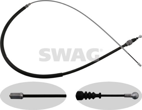 Swag 32 92 4412 - Cable, parking brake www.parts5.com