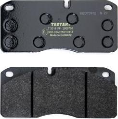 Textar 2906705 - Brake Pad Set, disc brake www.parts5.com
