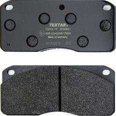Textar 2930201 - Brake Pad Set, disc brake www.parts5.com