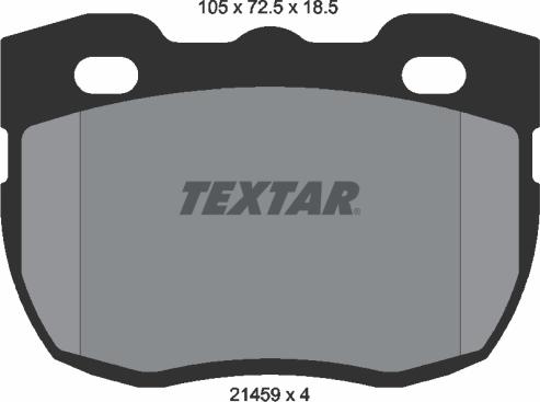 Textar 2145901 - Brake Pad Set, disc brake www.parts5.com