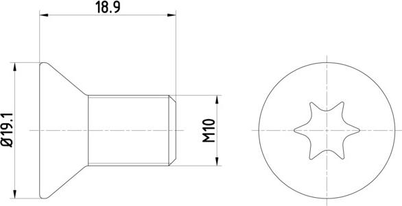 Textar TPM0010 - Bolt, brake disc www.parts5.com