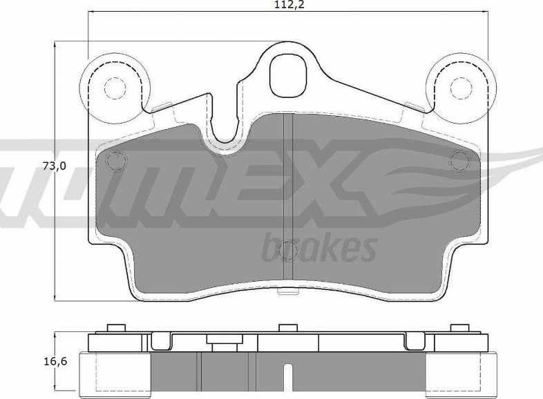 TOMEX brakes TX 14-76 - Brake Pad Set, disc brake www.parts5.com