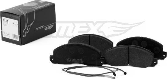 TOMEX brakes TX 11-65 - Brake Pad Set, disc brake www.parts5.com