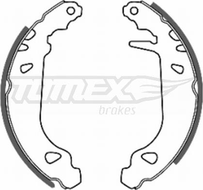 TOMEX brakes TX 20-45 - Brake Shoe Set www.parts5.com