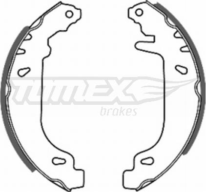 TOMEX brakes TX 20-41 - Brake Shoe Set www.parts5.com