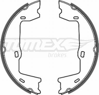 TOMEX brakes TX 20-69 - Brake Shoe Set www.parts5.com