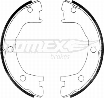 TOMEX brakes TX 21-41 - Brake Shoe Set www.parts5.com