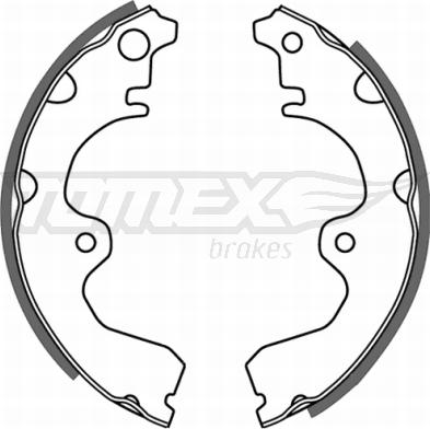 TOMEX brakes TX 21-08 - Brake Shoe Set www.parts5.com