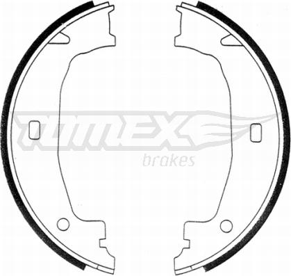 TOMEX brakes TX 21-24 - Brake Shoe Set www.parts5.com