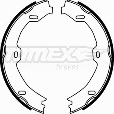 TOMEX brakes TX 21-72 - Brake Shoe Set www.parts5.com