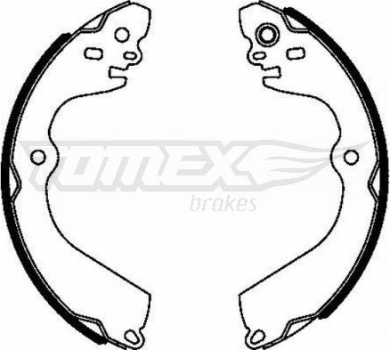 TOMEX brakes TX 23-07 - Brake Shoe Set www.parts5.com