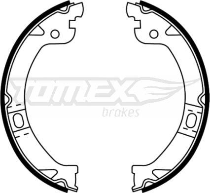 TOMEX brakes TX 22-26 - Brake Shoe Set www.parts5.com
